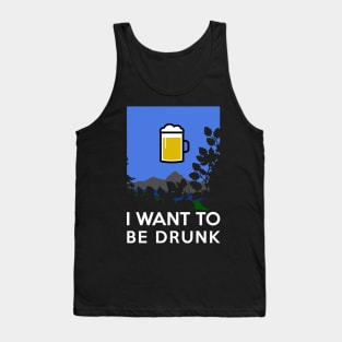 I want to believe - Alcohol and Funshirts beer Tank Top